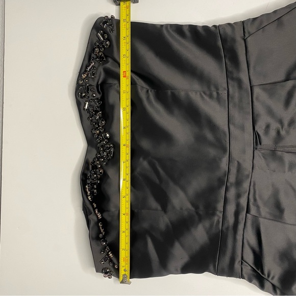 Forever U Exclusive | Women's Black Strapless Romper with Pearl design Size S - Picture 9 of 16